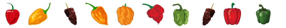 nejpálivější chilli papričky na světě